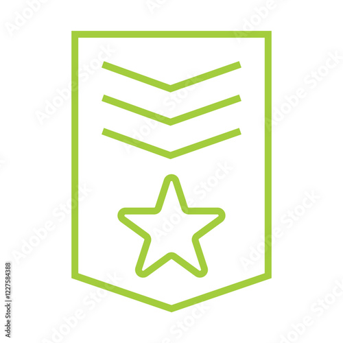 Military Badge Icon Design