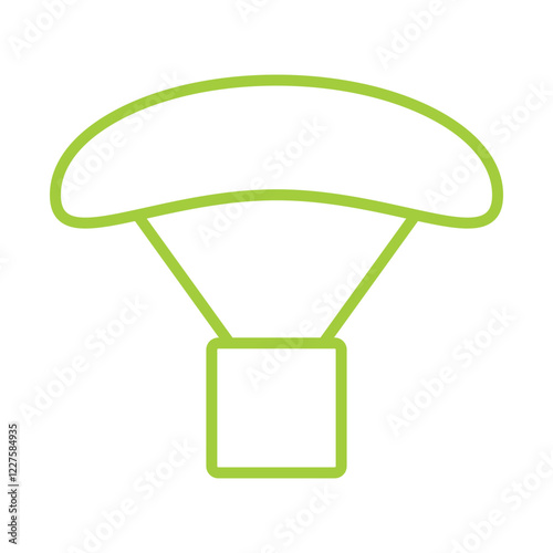 Paratrooper Icon Design