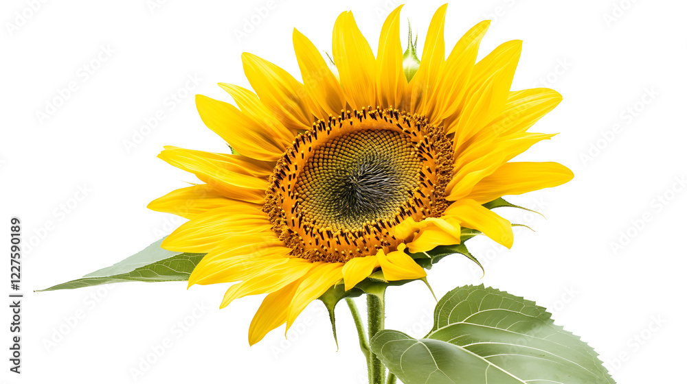 sunflower isolated on white background sunflower isolated on white background