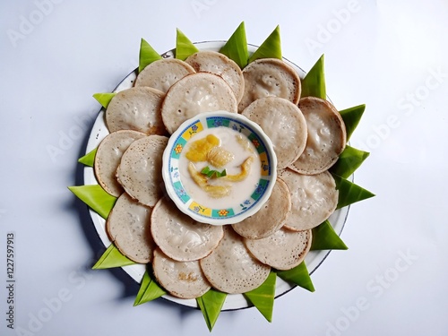 Apam is a traditional snack typical of Aceh Pidie which is made especially in the Islamic month of Rajab.