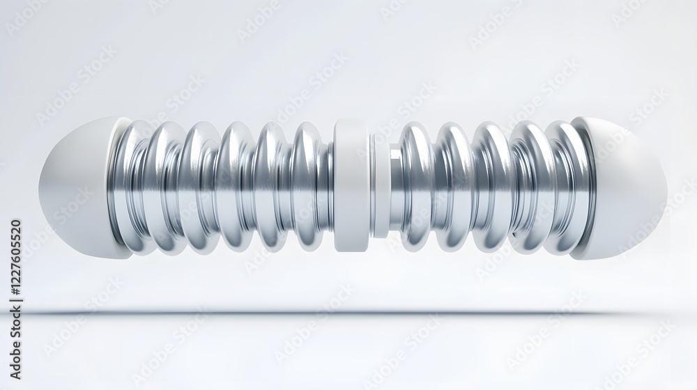 91. A large mechanical electrical insulator with a clean design, set on a white background 91. A large mechanical electrical insulator with a clean design, set on a white background