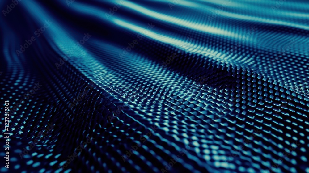 Abstract Blue Textured Surface: Digital Art Abstract Blue Textured Surface: Digital Art