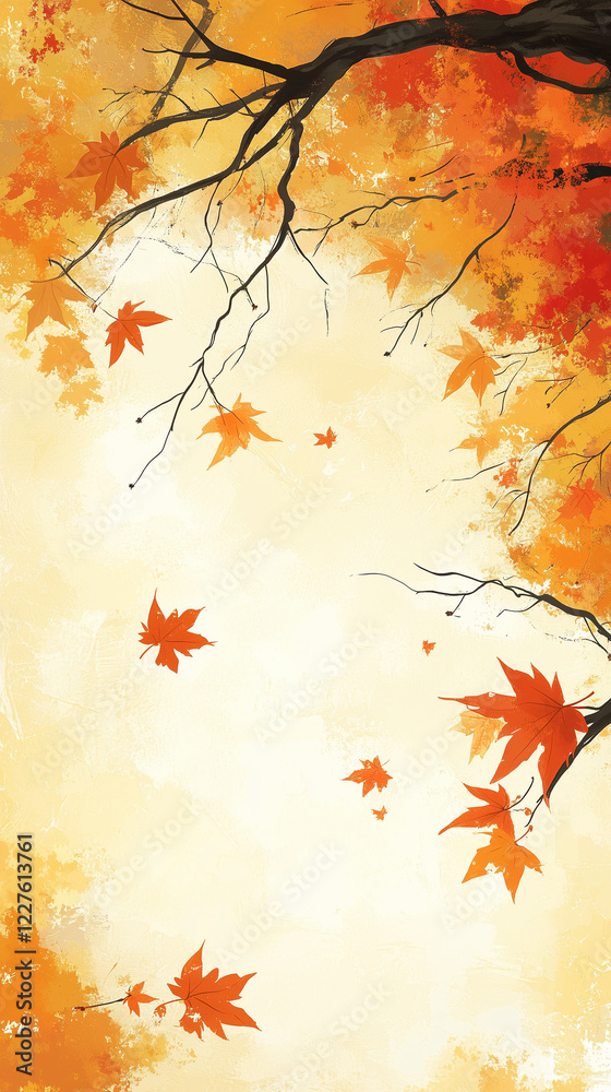 autumn leaves seamless pattern autumn leaves seamless pattern