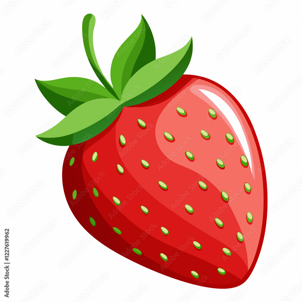 Obraz premium strawberry isolated on white