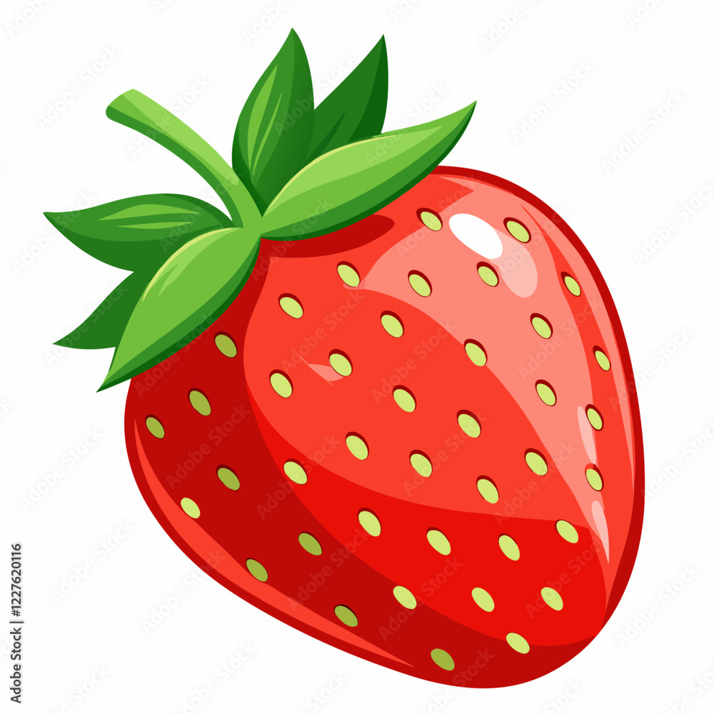 Obraz premium strawberry isolated on white