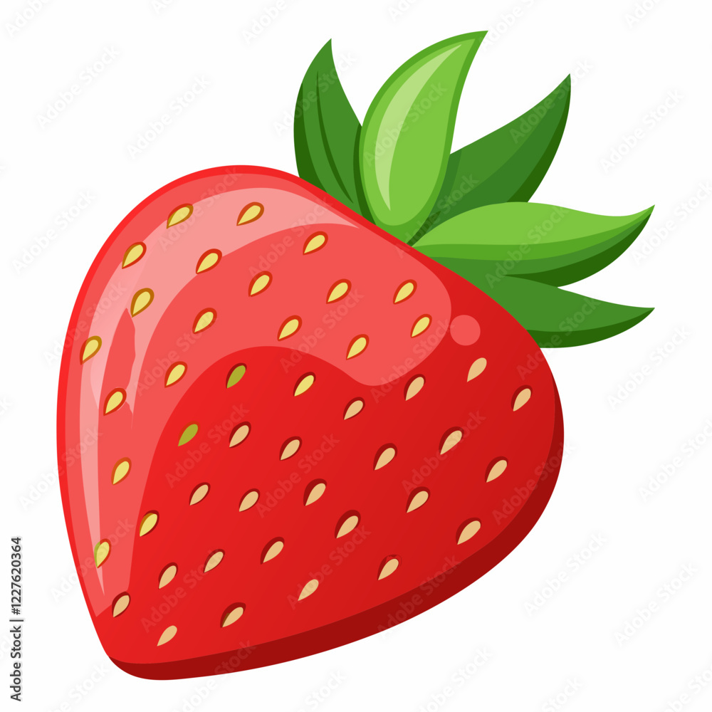 Obraz premium strawberry isolated on white