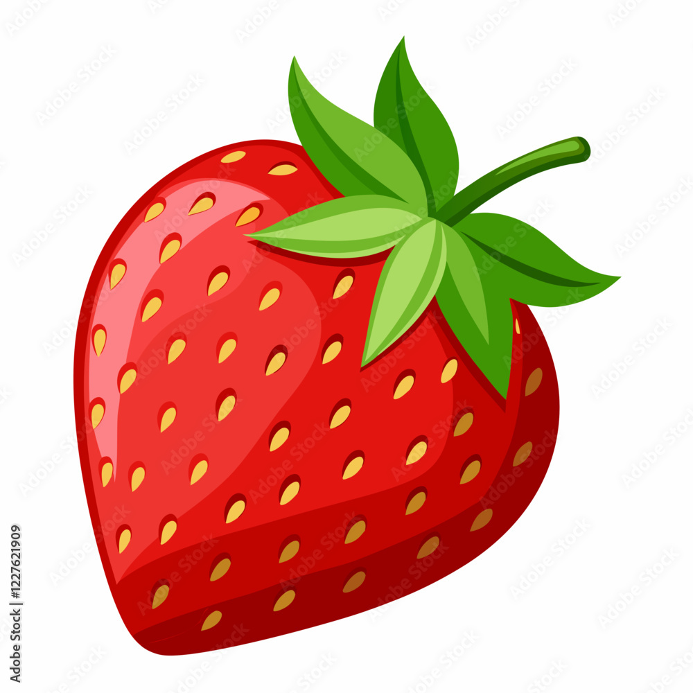 Obraz premium strawberry isolated on white