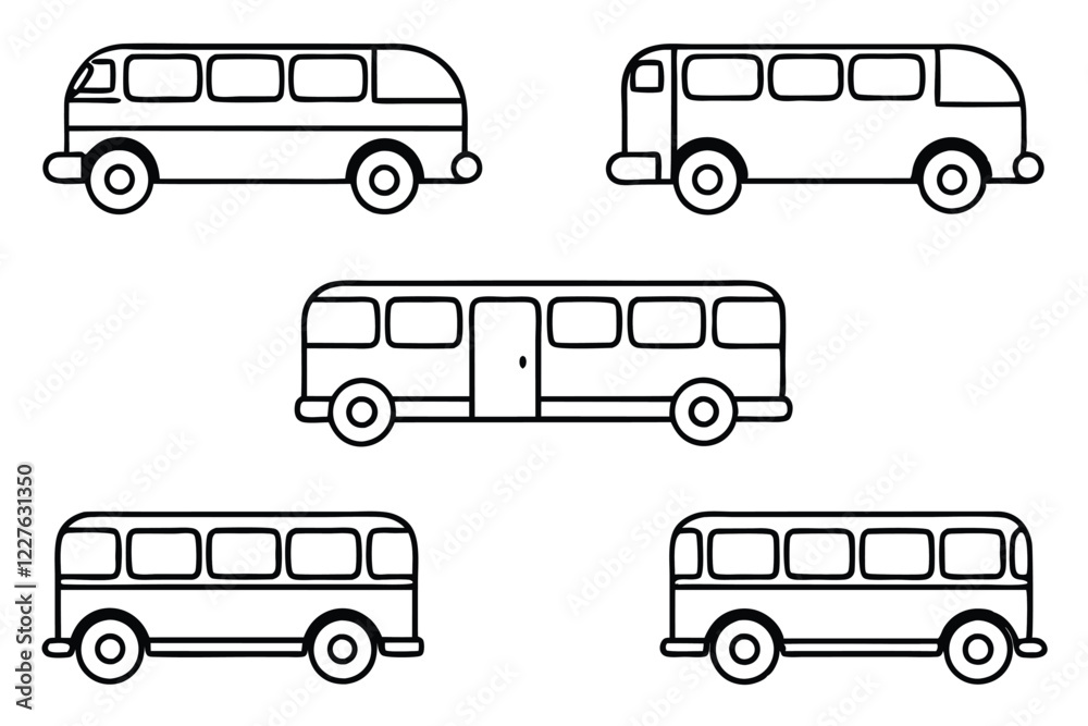 Wooden Bus Transformation Highlighted with Fine Line Art Wooden Bus Transformation Highlighted with Fine Line Art