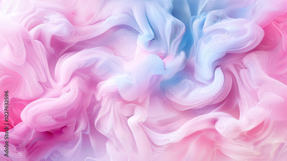 Dreamlike pastel watercolor swirls blending seamlessly in soft, ethereal design Dreamlike pastel watercolor swirls blending seamlessly in soft, ethereal design