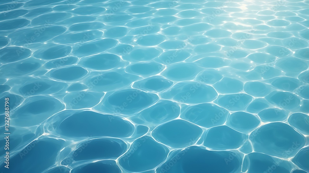 Obraz premium Crystal-Clear Rippling Water Background