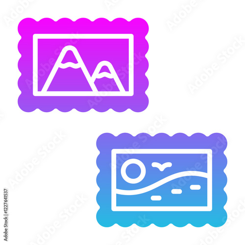 Stamp collecting Icon