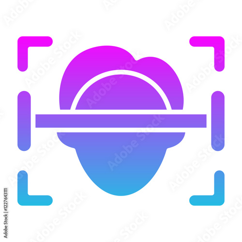 Face scanner Icon