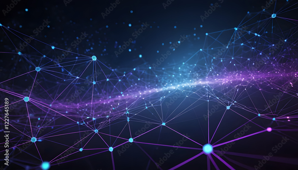 Dynamic digital connectivity virtual space abstract visualization cosmic environment close-up view technology concept Dynamic digital connectivity virtual space abstract visualization cosmic environment close-up view technology concept