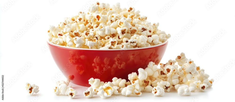 Movie Night Essentials Bowl of Popcorn with Tickets and Copy Space for Promotions or Invitations Movie Night Essentials Bowl of Popcorn with Tickets and Copy Space for Promotions or Invitations