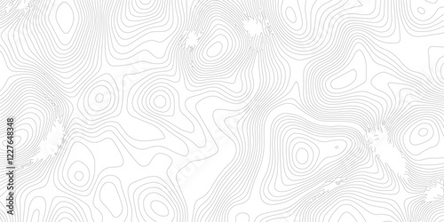 Abstract topographic contours map background .Topographic background and texture, monochrome image. Topography and geography map grid abstract backdrop. Business concept. Topography map concept.