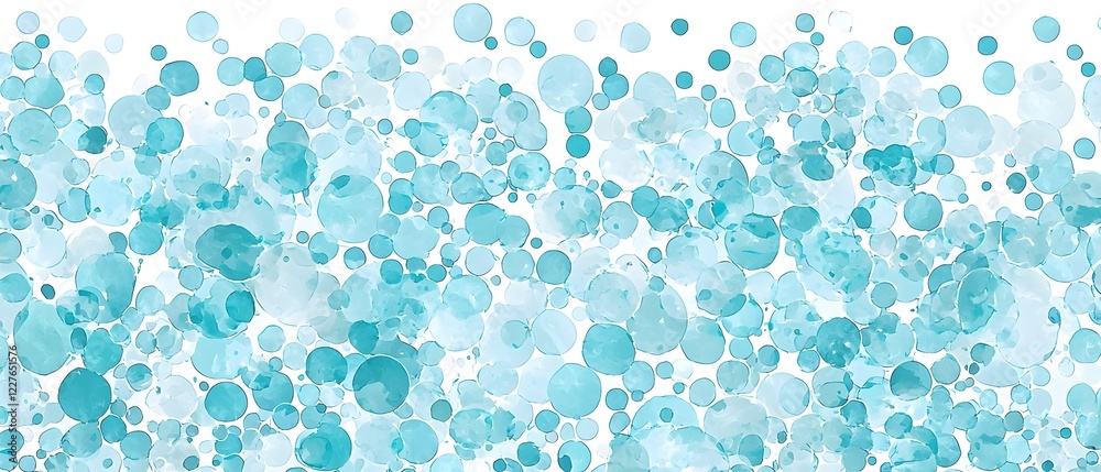 A blue background with many small blue circles A blue background with many small blue circles