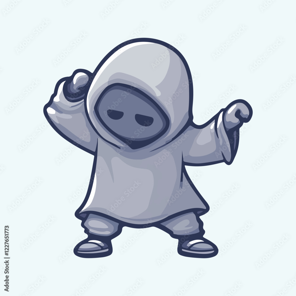 Cartoon dancing skeleton with reflection vector illustration Cartoon dancing skeleton with reflection vector illustration