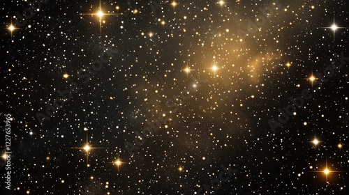 Wallpaper Mural Cosmic starry background with sparkling stars ideal for festive themes celebrating New Year's and Christmas ambiance. Torontodigital.ca