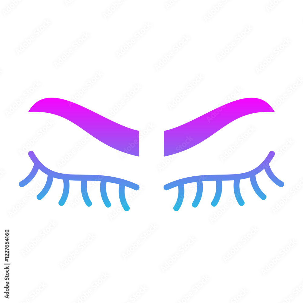 Obraz premium Eyelashes Icon