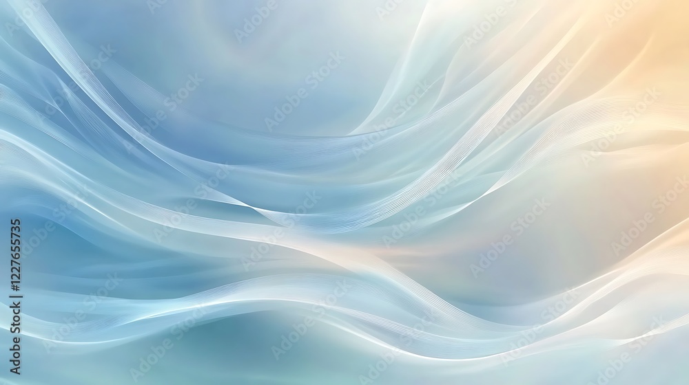 Abstract Blue and Beige Wave Pattern Design Abstract Blue and Beige Wave Pattern Design