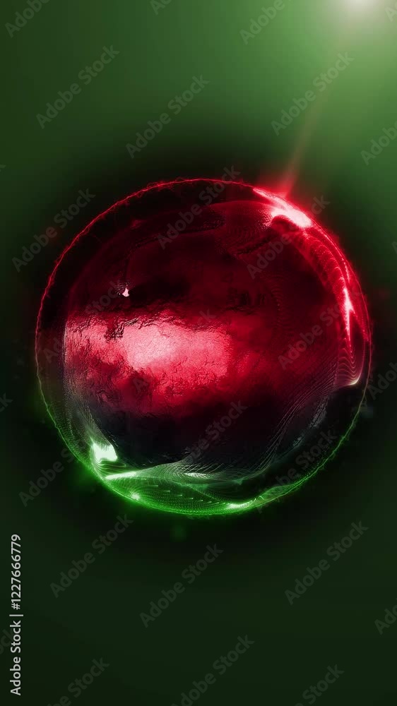 Abstraction of cosmic energy. Neon sphere filled with mobile plasma energy emits light, creating a unique atmosphere of space.
Abstraction of cosmic energy. Neon sphere filled with mobile plasma energy emits light, creating a unique atmosphere of space.