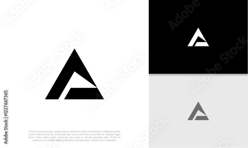 Free Download Initials A logo design. Initial Letter Logo.	 - GFXLoad