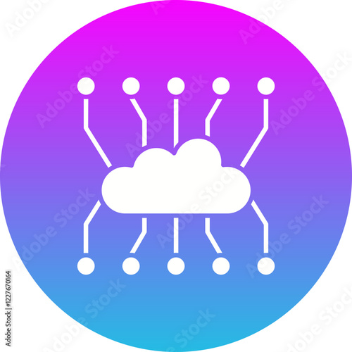 Cloud computing Icon