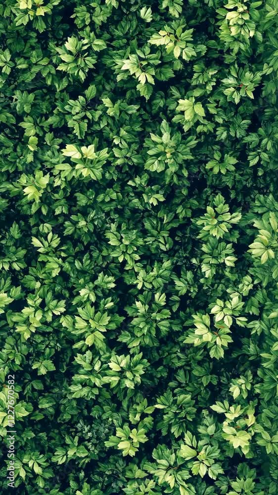 Lush green foliage creates a vibrant natural backdrop in a serene outdoor setting Lush green foliage creates a vibrant natural backdrop in a serene outdoor setting