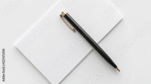 Wallpaper Mural Medical Prescription Mockup with Elegant Pen on Clean White Background Top View for Healthcare and Pharmaceutical Designs Torontodigital.ca