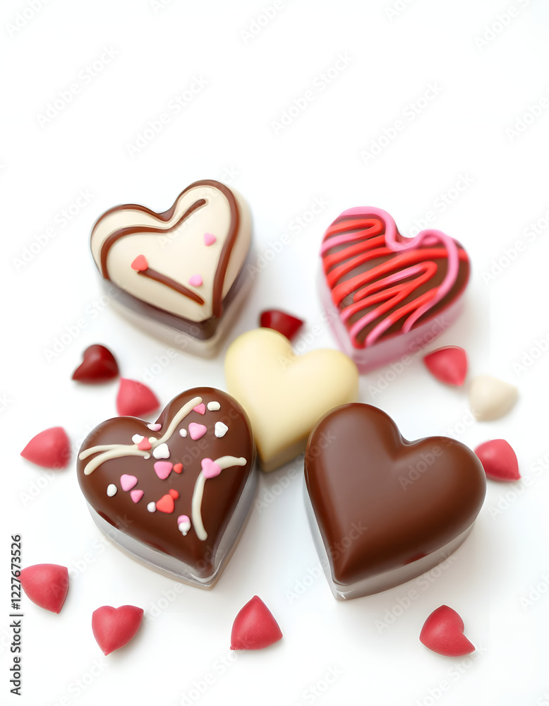 Fototapeta premium A Little Chocolate, A Lot of Love – The Recipe for the Perfect Valentine’s! 