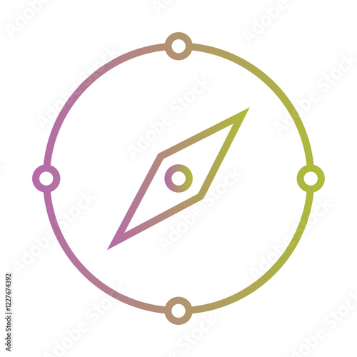 Military Compass Icon Design