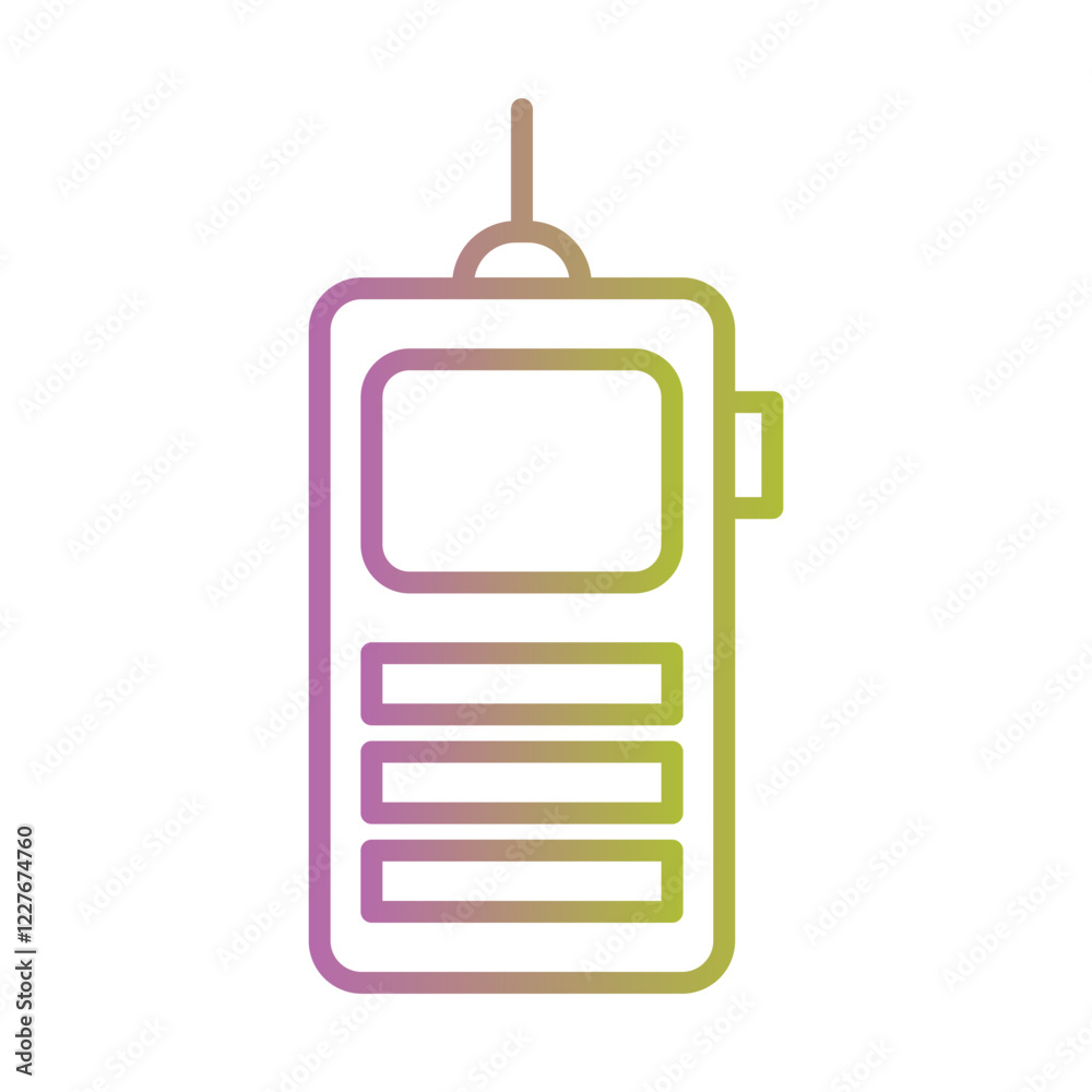 Field Radio Icon Design Field Radio Icon Design