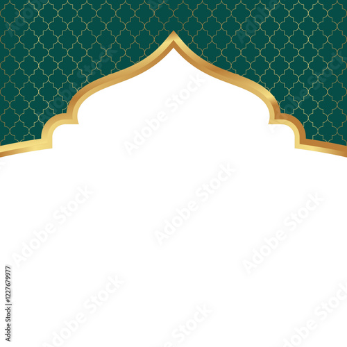 Green Frame Islamic 