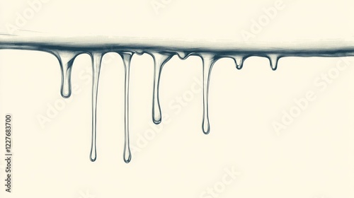 Dripping liquid, viscous fluid, seamless texture.
