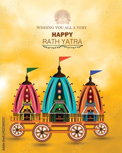 Rath Yatra festival (locally called Ratha Yatra) is based around the worship of Lord Jagannath, Balabhadra and Subhadra on Chariot