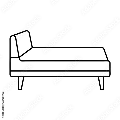 sofa isolated on white background