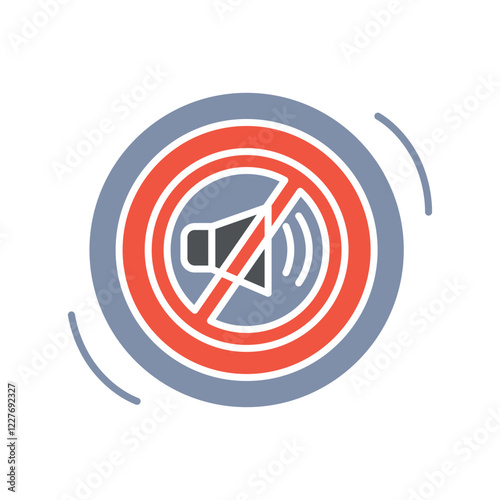 Silent Alarm flat icon
