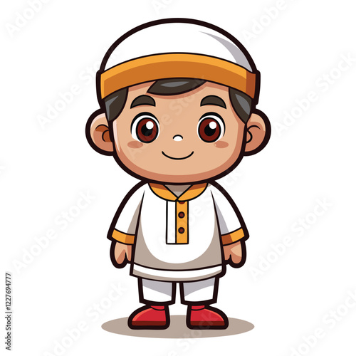 A Cute Muslim Boy 