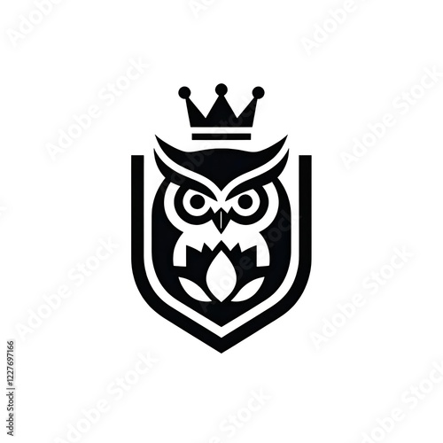 Abstract Owl Logo with Modern and Elegant Design photo