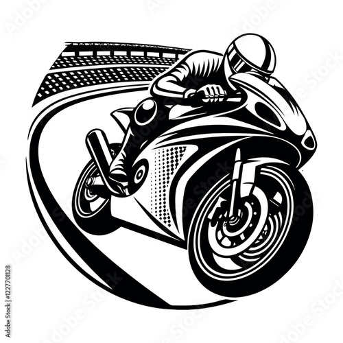 Motorcycle vector illustration vector and svg