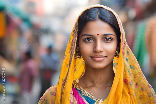 Beautiful Indian Woman Portrait