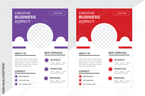 A new business flyer design with good quality print ready
