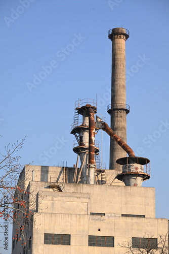 old factory chimney
