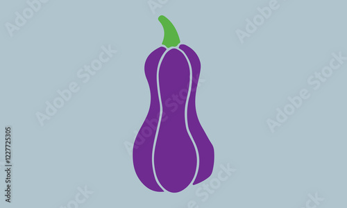 A simple eggplant art vector illustration A simple, eggplant, art, vector, illustration cut out, no people, outline, simplicity, vegetable, art, eggplant, freshness, healthy eating, illustration, symb