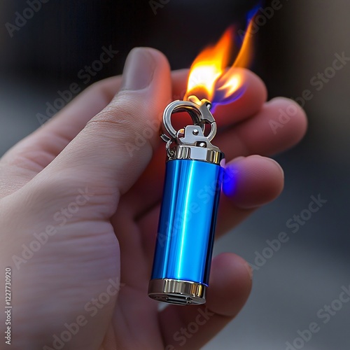 hand with lighter