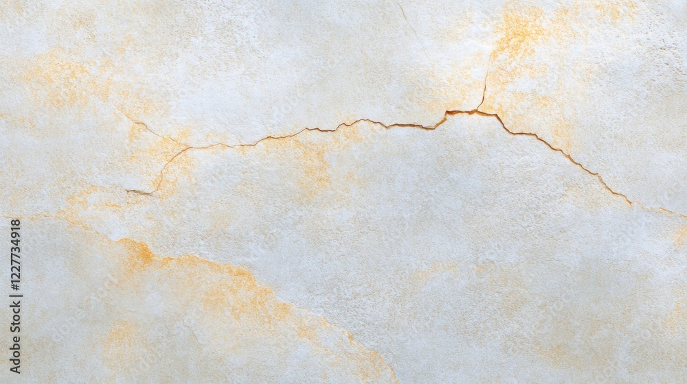 Obraz premium A weathered concrete wall surface with a blend of yellowish-gray tones. 