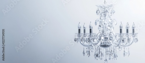 Engineers collaborating on construction site planning with elegant chandelier adding a touch of sophistication to the workspace