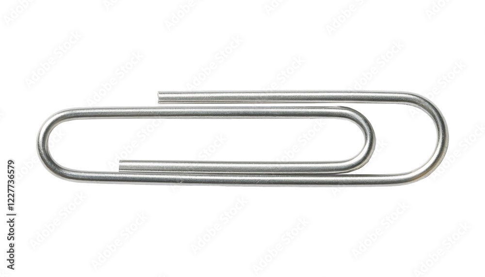 silver metal paper clip for office and school stationery, document organization, isolated background
silver metal paper clip for office and school stationery, document organization, isolated background