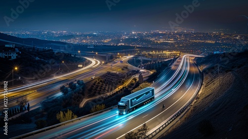 Optimizing fleet management  smart logistics with trucks and gps technology for efficiency