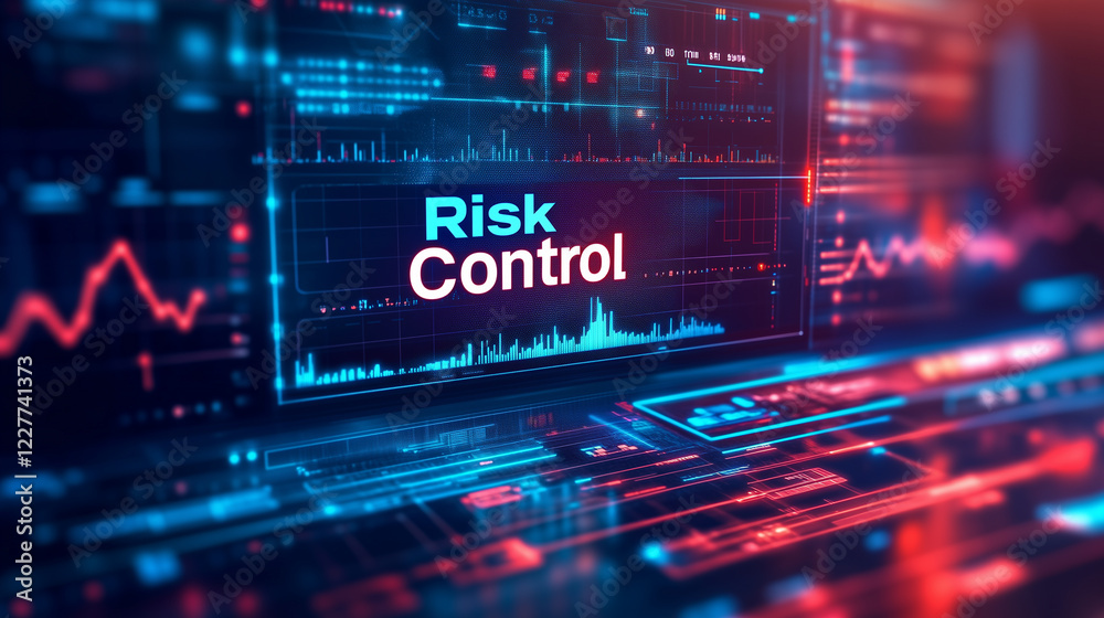 Visual representation of risk control strategies in a high-tech digital environment Visual representation of risk control strategies in a high-tech digital environment